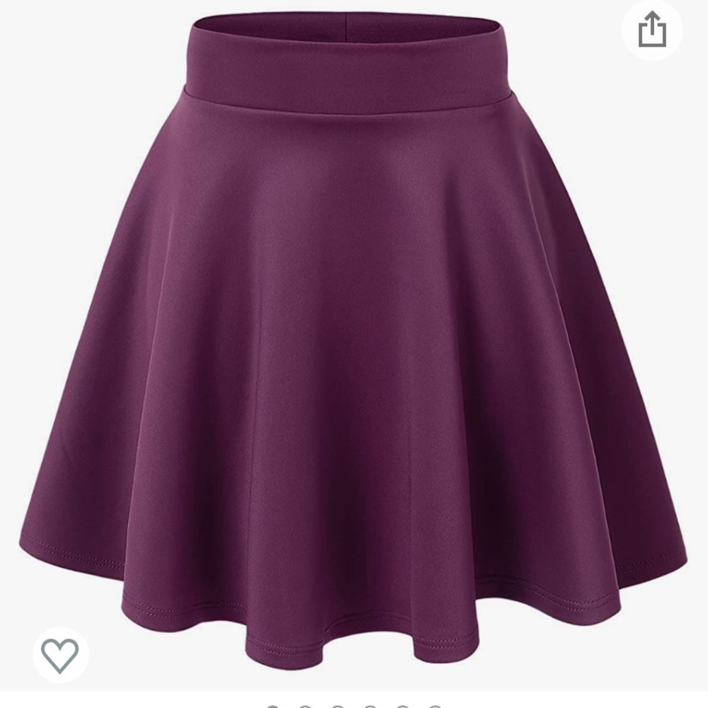 Eggplant Purple Skirt